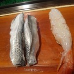 辰美寿し - コハダに海老　もっともっと食べました(^.^)