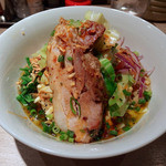 アジトイズム - 【イレギュラー】春キャベツ・脂 feat. ajitoのまぜそば 玉子なし ちょい辛Ver.（800円）