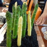 ビストロ ダイア - お好きなアスパラをどうぞ