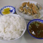 すえみつ餃子 - ぎょうざ定食700円