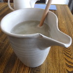 そばのさと - そば湯