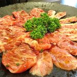 炭火焼肉 やまもと - 上ロース・上カルビ・上バラ（1,620円、1,620円、1,510円）