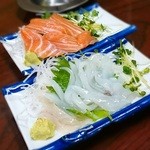 釣人居酒屋　川名 - トロサーモン ・釣 やりイカ