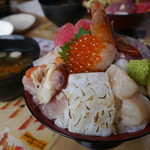 おかせい - 女川丼・大盛り（１６００円）