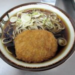 そば新 - コロッケそば2016.05.10