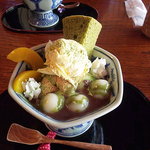 流々亭 - 夏季限定　抹茶パフェ