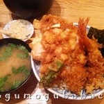 天丼とお味噌汁