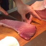 よねさん - ＜2016年5月再訪＞大間の鮪を刺しに