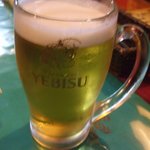 ガラムマサラ - 生ビールで乾杯