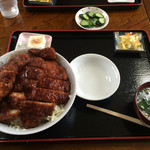 Ramen Dokoro Tenjin - ジャンボソースカツ丼トリプル