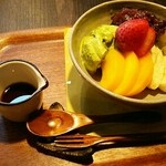 沙羅 - フルーツあんみつ　４００円