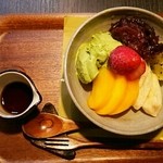 沙羅 - フルーツあんみつ　４００円