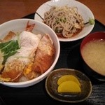 Gomenya - 海老＆カツ丼（小たぬきそば付）(3)