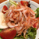 炭家 - 桜エビが美味しいです。