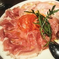 パリアッチョ 丸の内仲通り店 - 生ハムの盛合せ。