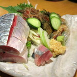 2016年4月　〆鯖とモサエビ