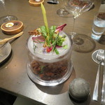 sincere - 生野菜盛り 蟹味噌のディップで