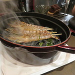 sincere - 蒸し海老2