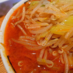 ラーメン　どかいち - 真っ赤に燃える赤い二郎（2016年3月21日）