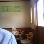 木村食堂 - 店内テーブル席