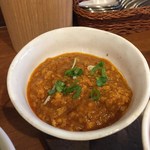 初台スパイス食堂 和魂印才たんどーる - 「鶏ひき肉の梅キーマカレー」
      