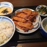 ねぎし - 豚ロース定食お肉1.5倍