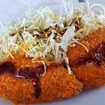 花正食堂 - ソースをかけて