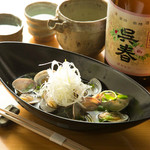 Steamed clams with Ginjo sake