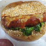 ジャーマンベーカリー - ハンバーグサンドイッチ