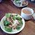 イナトーラ - 料理写真:セルフサービスのサラダとスープ