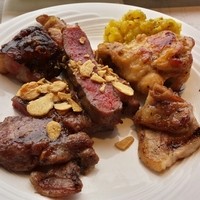 スカイグリルブッフェ武藏 - ライヴキッチンラインに並んでゲットした、お肉達