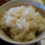 Gyuutan Gotoku - ご飯は普通のごはんか麦ごはんを選べます。