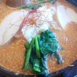 麺屋 葵 - 坦々麺780円・味玉クーポン券使用／平成28年5月