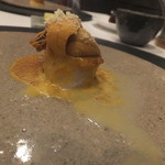 食堂セゾンドール - ホタテとウニ焼き