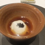 食堂セゾンドール - 赤ムツ　コンソメ　キャビア