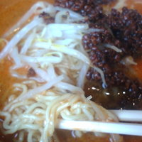 開化亭 - 坦々麺アップ
