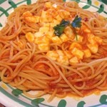 Jolly-pasta - イタリアントマトとモッツァレラチーズ　853円