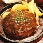 定食屋ケンケン - 285gのハンバーグ！！( *´艸｀)