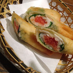 明太ささみ春巻