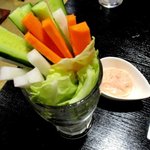 粉紋 - 野菜スティック(明太マヨディップ)！(2016,05/03)