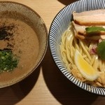 自家製麺 MENSHO TOKYO - ラム豚骨つけめん塩スパイスの肉増し