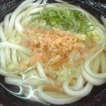 こだわり麺や - かけうどん(小) ２１０円(税込)(2016年5月8日撮影)