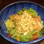 Nakanaka - 鶏と豆腐の胡麻ドレッシングサラダ