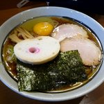 煮干らぁめん なかじま - 2010/9/15 月見冷たいしょうゆらぁめん