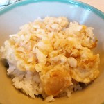 亀乃家 - ホタテ＆ホタテの卵のかき揚げ