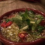 Birichino - 晩飯でした。シラスのアヒージョ。