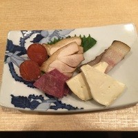 里葉亭 - 燻製(きんかん、牛タン、チーズ、豚バラ、鳥モモ)