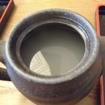 まる貴そば - 蕎麦湯