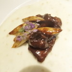 齋華 - 牛肉とアスパラ