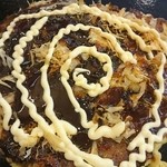 Okonomiyaki Chiyo - お昼の定食:豚玉♪